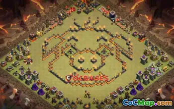 Fun Clash of Clans Town Hall 10 Base - Copy Link Here! #24507