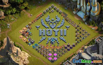 Fun TH13 Base Layout xj8hr for Clash of Clans #57109