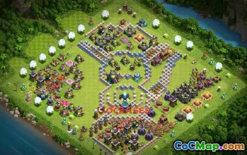 Fun TH14 Base Layouts: Anti Queen Walk & Golem Strategies #24317