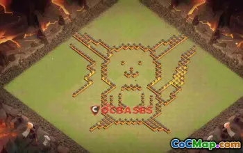 Fun Town Hall 10 Base: Clash of Clans & Pokémon Inspired #24434