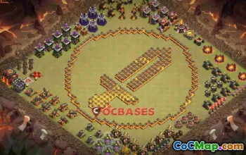 Fun Town Hall 10 Base | Clash of Clans SWORD Base Design #24440