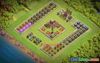 Fun Town Hall 11 Base -wDw9b for War & Farming #57114
