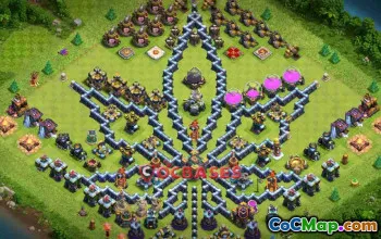 Fun Town Hall 13 Base Designs for Clash of Clans #24447