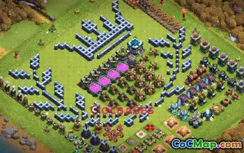 Fun Town Hall 13 Base for Clash of Clans - Copy Link Here! #24468