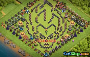 Fun Town Hall 13 Base Ideas for Clash of Clans #24381