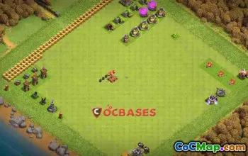 Fun Town Hall 5 Base for Clash of Clans | TH5 Progress Link #23978