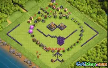 Fun Town Hall 7 Base: Anti-Ground Ring for Clash of Clans #24222