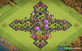 Fun Town Hall 8 Base Ideas for Clash of Clans #24482