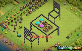 Fun Town Hall 8 Progress Base - Clash of Clans Copy Link #20157