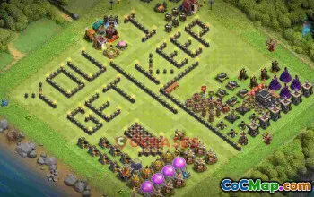 Fun Town Hall 9 Base Layout q9f67 #56972