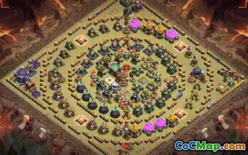 Funny CoC Town Hall 15 Base Layouts & Farming Maps #27031