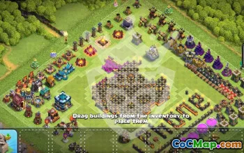 Ideal Town Hall 13 Base Layouts with Links #54969