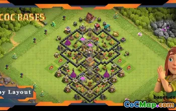 Latest TH8 Base Layouts for Clash of Clans #57414