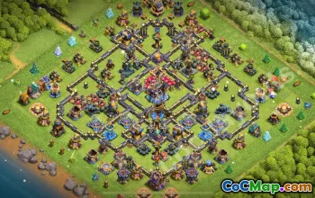 Legend League TH18 Trophy Defense Base with Link #57507