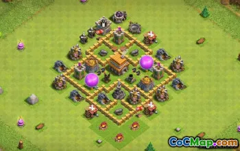 Master Clash of Clans: Th5 Base Layouts & Hărți #14244