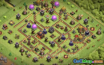 Max Level TH10 Base Copy - Anti 3 Stars Defense Guide #25073