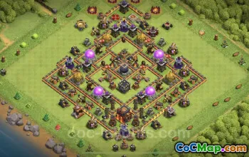 Max Level TH10 Farming Base Copy Links - Clash of Clans #19905