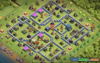Max Level TH12 Base Copy for Clash of Clans - Defense Tips #25602