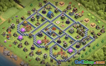 Max Level TH12 Base Design & Link - Clash of Clans #20724