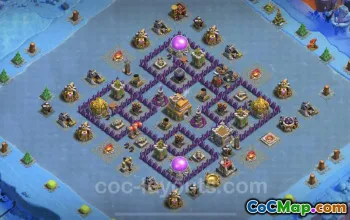 Max Level TH7 Base Copy: Anti-Everything Link for COC #24184