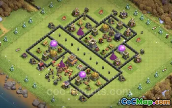 Max Level TH8 Base Link - Anti Everything Defense Setup #24452