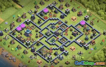 Max Levels TH13 Base Copy & Link - Clash of Clans Tips #21394