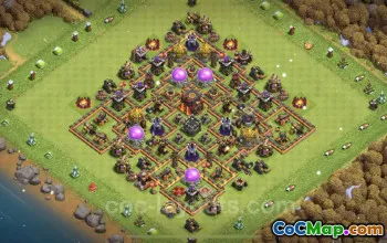 Max TH10 Farming Base Layouts - Anti 3 Stars - Clash of Clans #25024