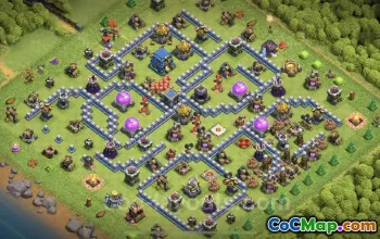 Max TH12 Base Copy - Anti 3 Stars - Clash of Clans #20907