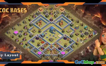 Max TH12 Base Layout for Clash of Clans - Anti Everything Link #22151