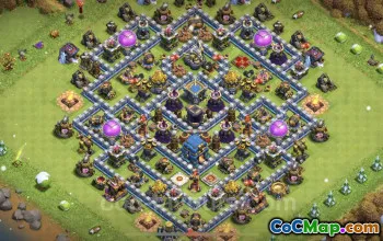 Max TH12 Farming Base Copy - Clash of Clans Layout #25455