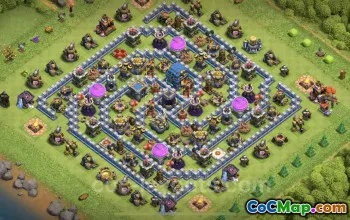 Max TH12 Farming Base Design & Links - Clash of Clans #20709
