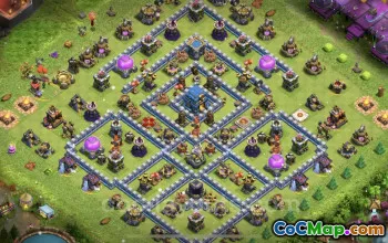 Max TH12 Farming Base Layout for Legend League - COC #20640