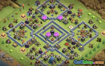 Max TH12 Farming Base Layouts for Clash of Clans #25525