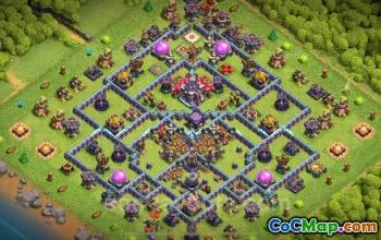 Max TH15 Farming Base with Anti-Everything - Clash of Clans 2024 #17752