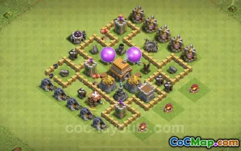 Max TH5 Farming Base | Anti 3 stjerner og hybridoppsett #18222
