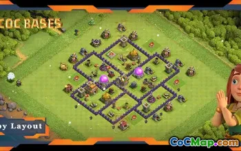 Max TH7 Base Levels & Farming Layouts - Clash of Clans #17934