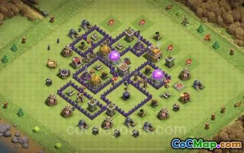 Max TH7 Farming Base Copy - Anti Everything Layout #24111