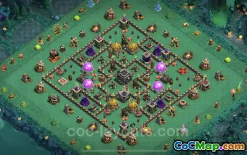 Max TH9 Farming Base Layout with Links | Clash of Clans 2023 #19406