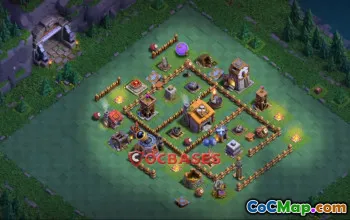 Optimal Builder Hall 6 Trophy Base | Anti 3 Stars Setup #23006
