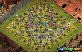 Optimal TH18 Farming Base with Link #56885
