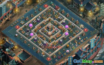Optimal Town Hall 11 Hybrid Base Layout #55739