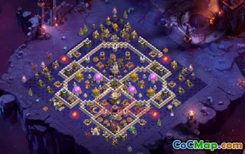Optimal Town Hall 11 War Base with Copy Link #55718