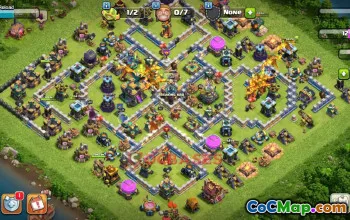 Optimal Town Hall 14 War Base with Copy Link #56806