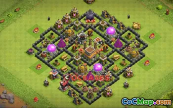Optimal Town Hall 8 Farming Base - Clash of Clans Copy Link #23345
