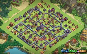 Strong Town Hall 15 Trophy Base Layout #55599