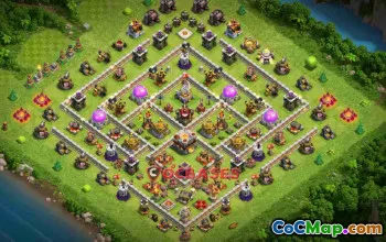 TH 11 Trophy Base: Anti Air, Ground & More for Clash of Clans #24112