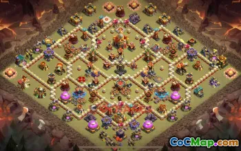 टीएच 16 युद्ध आधार: कुलों का संघर्ष रणनीति और आधार लिंक #18645