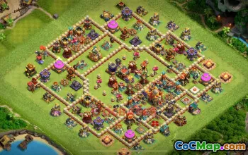 कुलों के संघर्ष के लिए टीएच 16 युद्ध आधार: कॉपी लिंक और रणनीति #18623