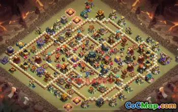TH 17 War Base: Clash of Clans CC Troops & Strategies #18553