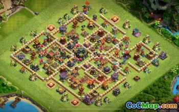 TH 17 War Base Strategy: 2 Dragon Riders & 1 Loon #18569